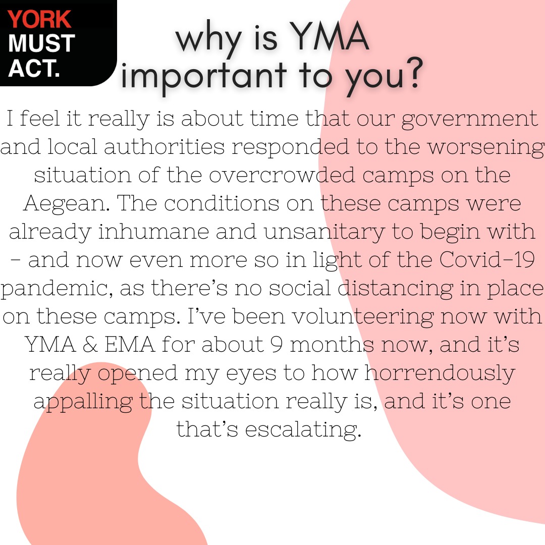 📢VOLUNTEER SPOTLIGHT📢

☀️York Must Act is made up of some wonderful volunteers! Let's shout them out!

☀️Today we’re shining the spotlight on Helen, who has been with us since last July and does some amazing work on our social media! 

Get to know Helen ⬇️