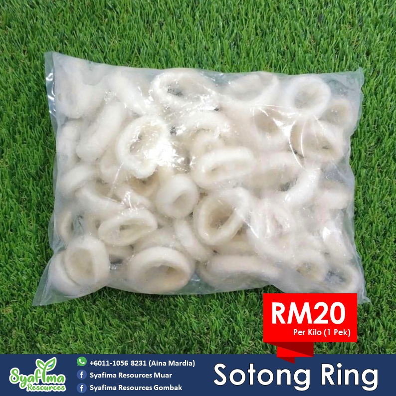 Baby Octopus yang selalu orang Korea makan dalam Mukbang dorang tu pun ada   Sotong Ring pun ada. Best goreng celup tepung ni 