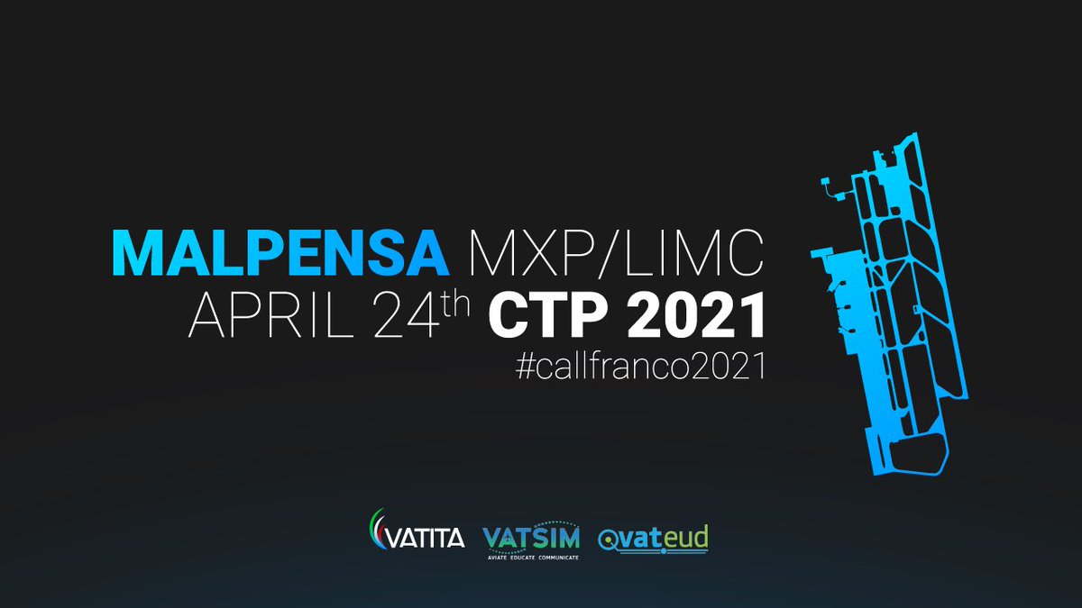 On the occasion of the upcoming and expected "CTP Westbound 2021" on Saturday 24 April 2021, we remind all participants that all the necessary documentation will be released as soon as possible by the VATSIM CTP team
#VATSIMCTP #callfranco2021
<a href="/VATEUD/">VATSIM Europe Division</a> <a href="/vatsimevents/">VATSIM Events</a>