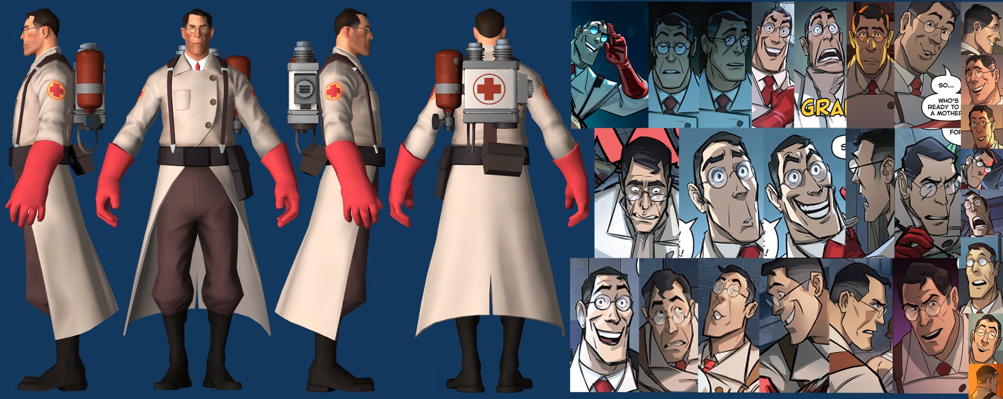 TF2 OC: Physician (Ref Sheet) by Pilotking on DeviantArt