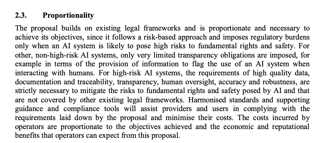 The proposal makes a strong distinction among AI systems based on their application. In fact, it focuses particularly on high-risk systems. These systems would have the highest requirements for transparency, human oversight, data quality, etc.But what are high-risk systems? /3