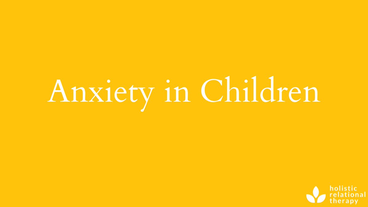 It's Thursday y'all!!Following yesterday's conversation on anxiety in school, we're going to talk about anxiety in children, what it looks like and the various things that may trigger it. :