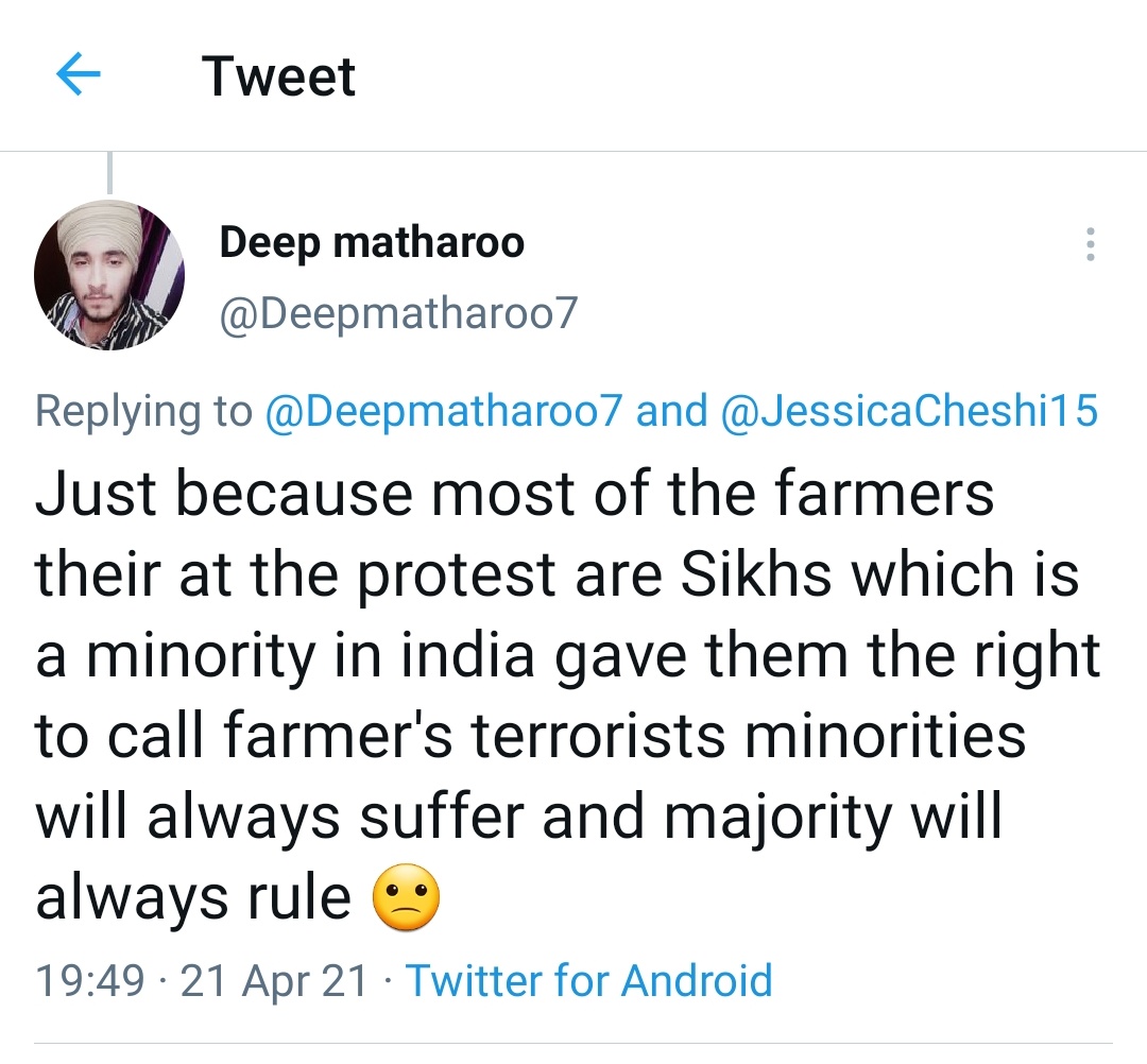 While hundreds of thousands attend the state endorsed festivals, the farmers are subjected to harsh, discriminatory treatment by the Modi government. Yet another example of minorities being persecuted by dictator states while the international community refuses to help. 