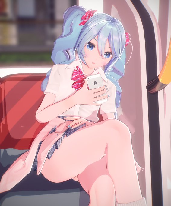 さっきからずっとミクのこと見てるけど、どうしたの? 