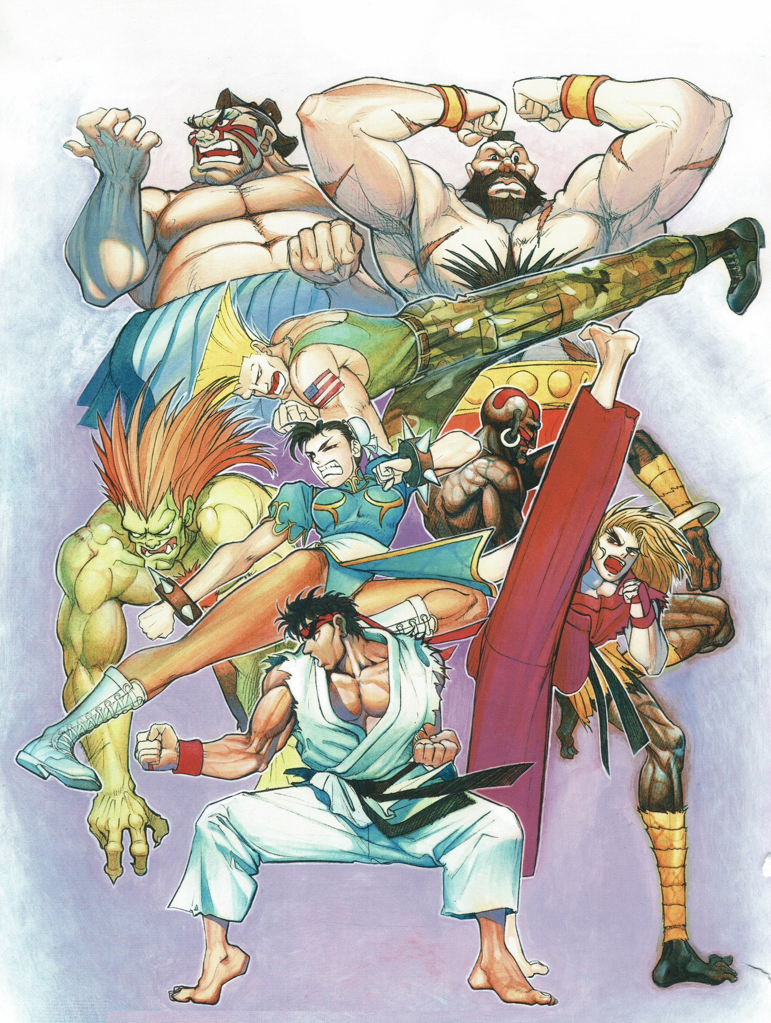 VideoGameArt&Tidbits على X: Two Street Fighter (movie) trading