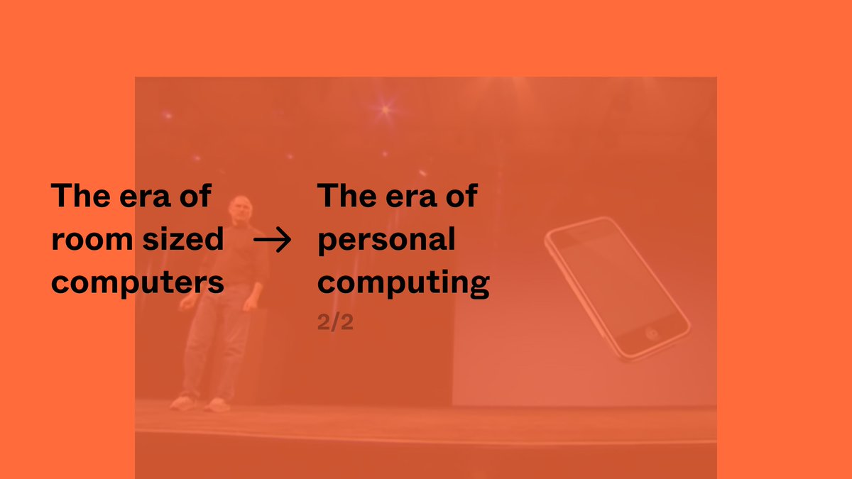 But I believe that we are just now really transitioning into the "era of collaborative computing".We're challenging the software paradigms of personal computing and rethink those on top of the infrastructural, and technological progress we have made over the last 3 decades!