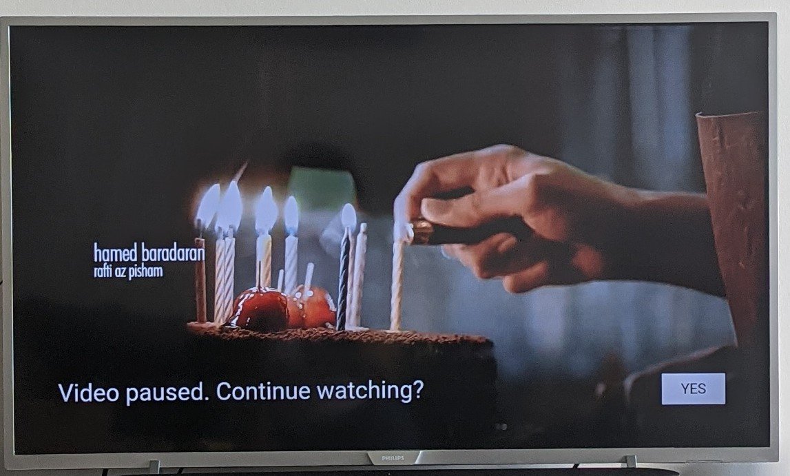 developer_reza's tweet image. Hey @Google
Please don't do that to my TV, those candles will burn my TV pixels if youtube freezes the screen like this.
A bit smarter approach like @Apple, keep displaying something.