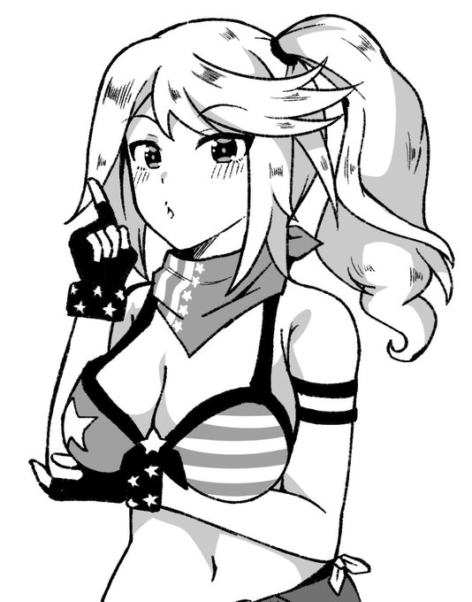 ちょっとシャーリーの胸を盛る修正 