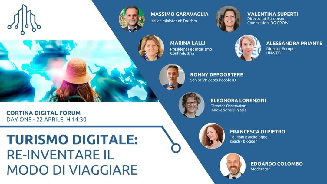 ViaggiaredaSoli's tweet photo. Ragazzi oggi tutti pronti per il @ForumCortina io parlerò alle 14. 30 nel panel sul TURISMO DIGITALE
#cdf2021
Per iscriversi gratuitamente https://t.co/uyGgzlWwiR https://t.co/yWcWxOrdCY