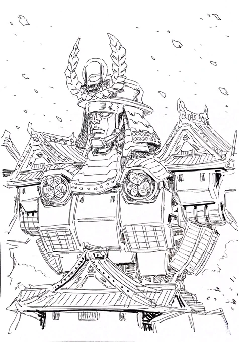 【ラクガキ】本日の鋼鉄城!アイアンオカザキの進化形アイアンハママツを描いた! 