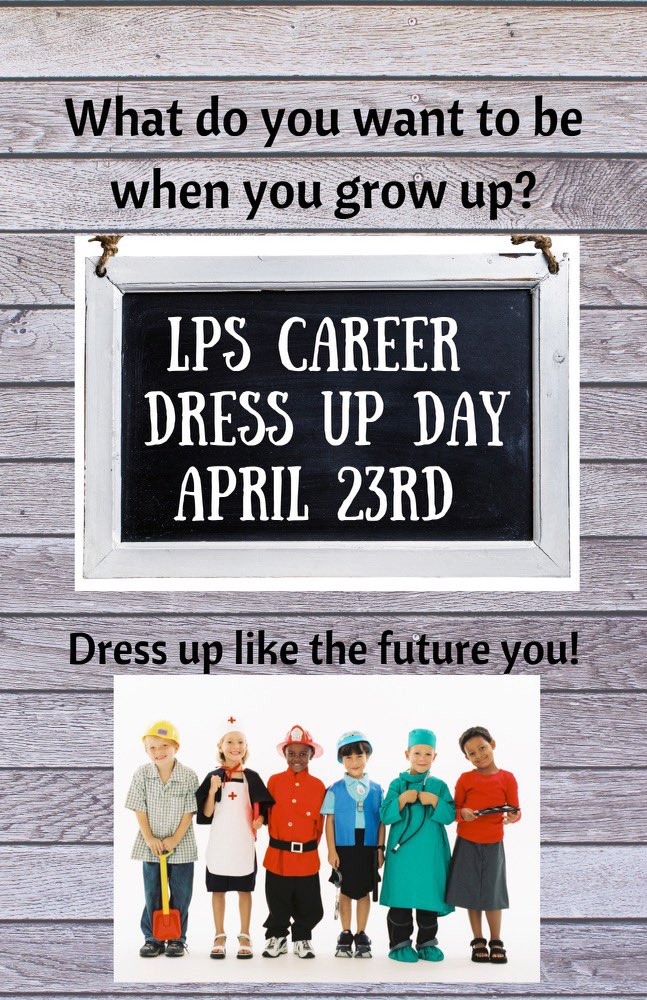 Get ready for career day at LPS! We are ready to learn all about what we want to be when we grow up! @LorenaISD