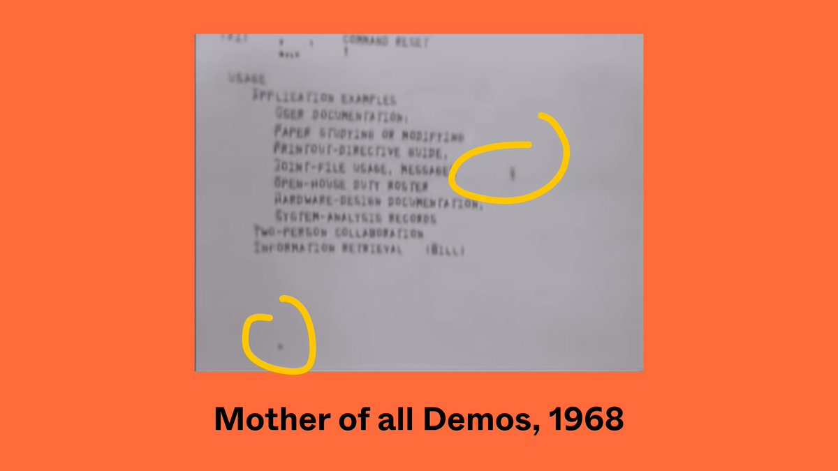 Fun fact: Multiplayer cursors made their first appearance during the "Mother of all Demos" in 1968!