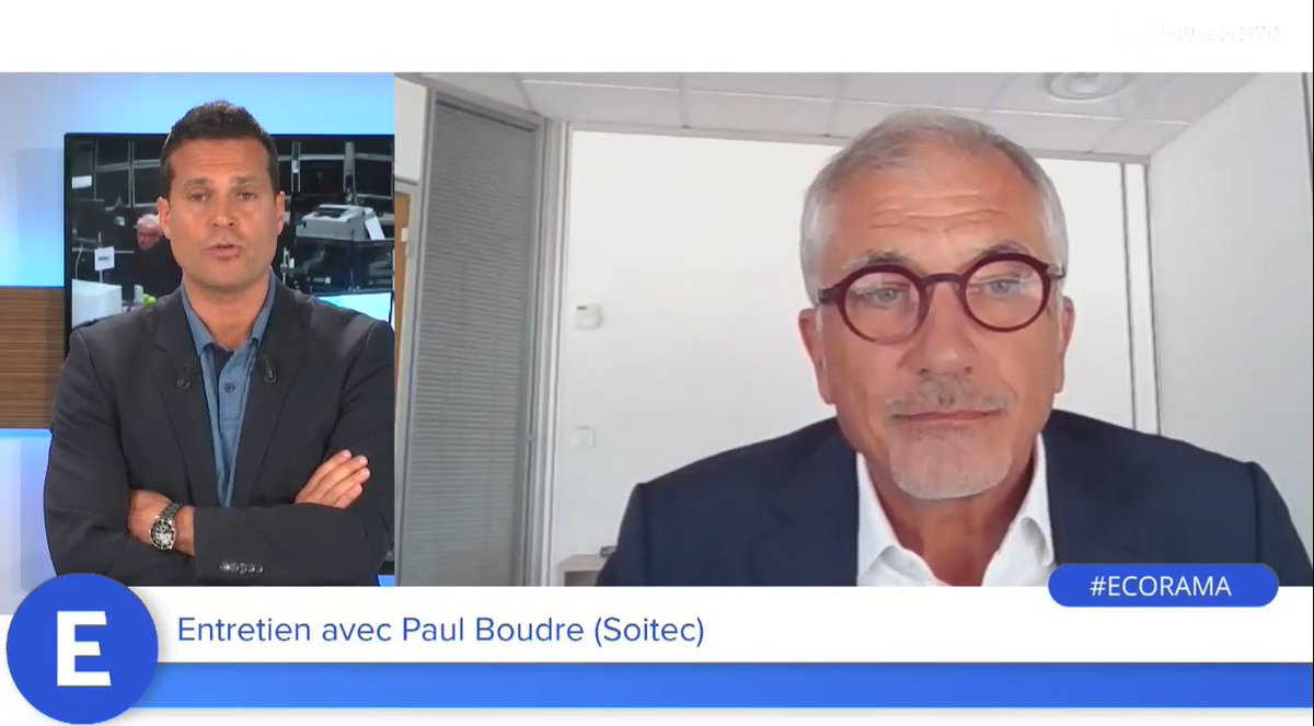 "Nous sortons beaucoup plus forts de cette #crise qu'au moment où nous y sommes rentrés" Paul Boudre (@Soitec_FR) #Ecorama