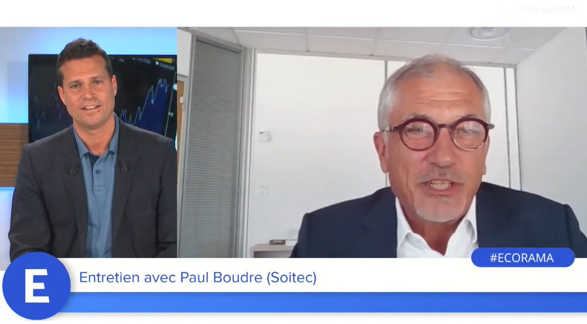 "Concernant notre cours de #Bourse, le meilleur est à venir car nous sommes sur un trend de #croissance fort et long" Paul Boudre (@Soitec_FR) #Ecorama