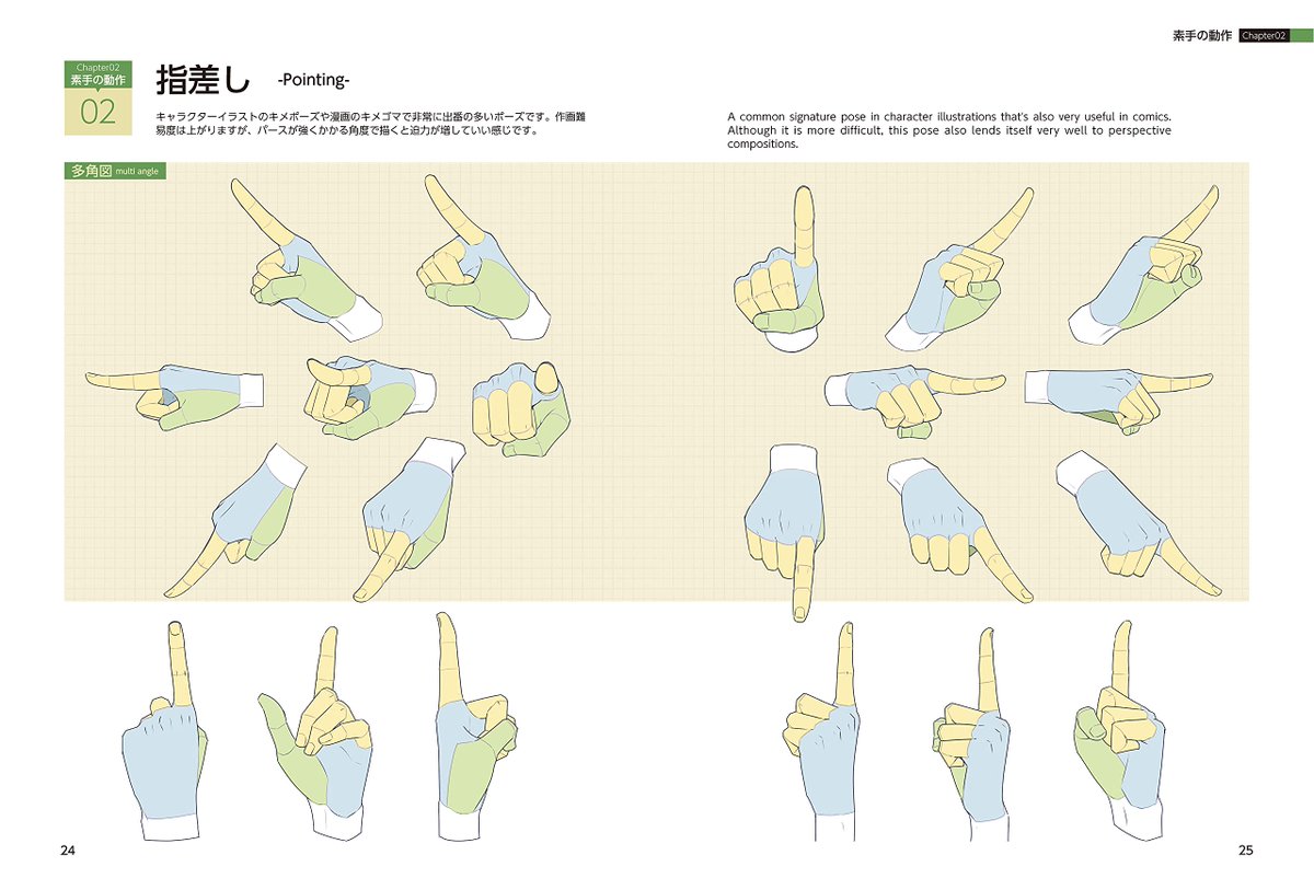 トレスokな手のイラスト資料集に ゲンドウポーズ The Gendo Pose Moaの漫画