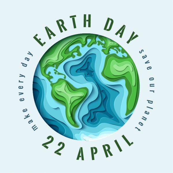 #EarthDay2021 
Happy Earth Day🌳🌱🍃

World Earth day is observed every year on April 22 to create awareness about pollution and to celebrate the environment of the blue planet. The day marks the anniversary of the birth of the modern environmental movement in 1970
🌎
