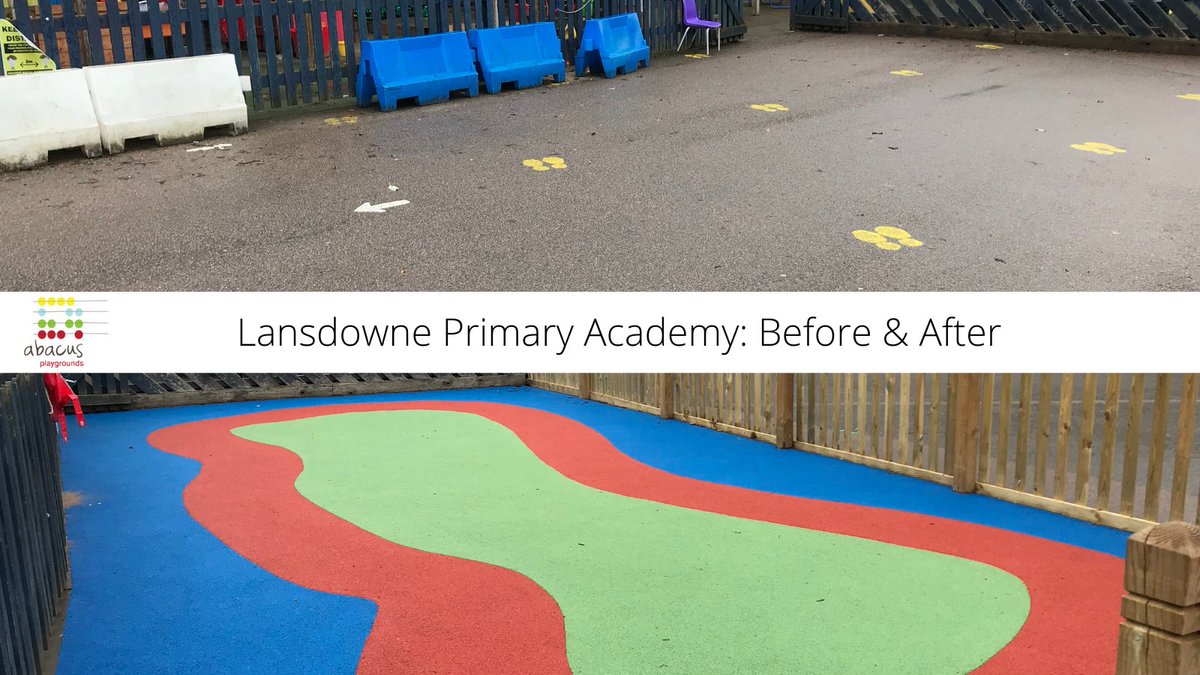 abacuspgltd's tweet photo. Happy #EarthDay2021 

Our wet pour surfacing base layer is made from 100% recycled tyre rubber as we understand the importance of reducing waste.

Check out a recent project we completed at @LansdowneLPA where we transformed their courtyard using red, blue and green wet pour. https://t.co/RmH8aBz67N