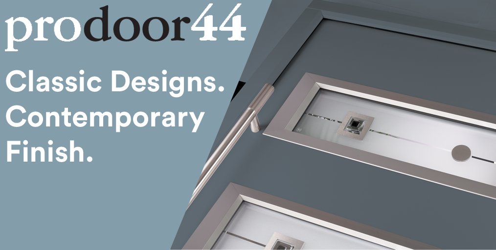 The contemporary styled 400 Series feature the urban cassette system 

To create a more striking look the glazing system can be ordered in a contrasting aluminium finish or  contemporary colour <a href="/RegaLead/">RegaLead</a> <a href="/kommerling_uk/">Kömmerling UK</a> 

Make an enquiry today prodoor44.com/design-your-do…

#Prodoor