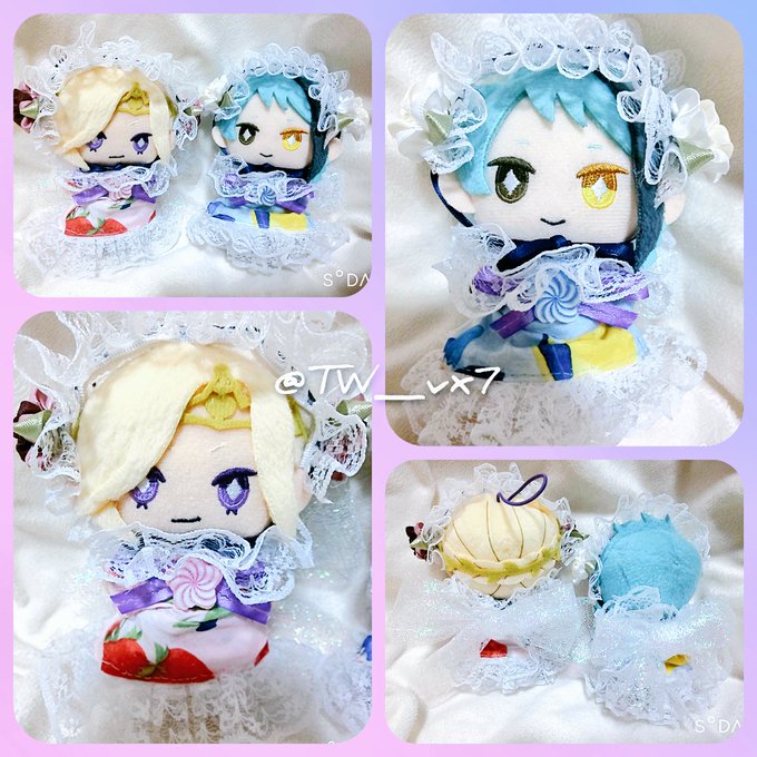 昨日のぬいちゃんのメルヘン計画、
完了しましたぁ( ˇωˇ )✨←
新しいお衣装です(`・ω・')キリッ
ちなみに2枚目は原案です(笑) 