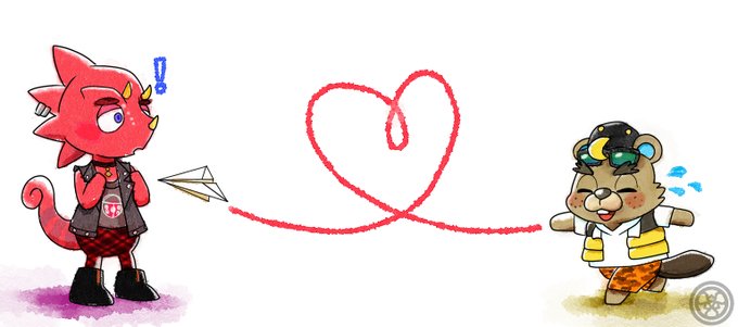 あつ森のtwitterイラスト作品