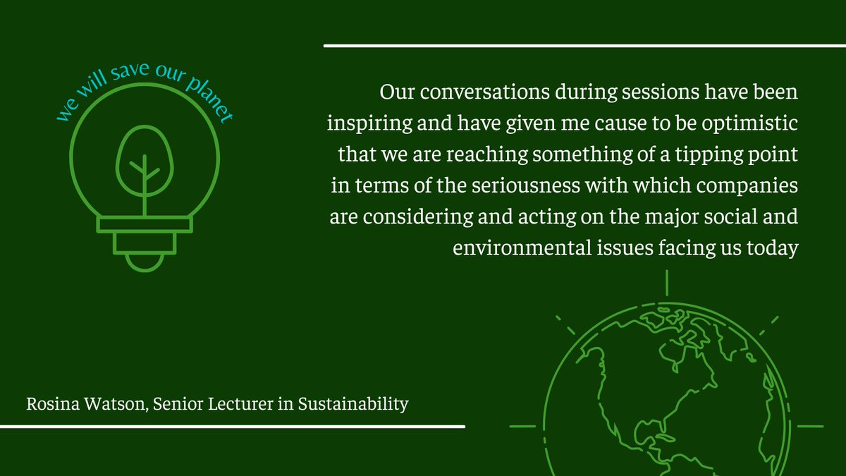 It's #EarthDay2021 and <a href="/CranfieldUni/">Cranfield University</a> Sustainability group head <a href="/Rosina_Watson/">Rosina Watson</a> has written a timely and optimistic piece reflecting on her experiences of teaching and insights from sustainability students over the last year.
Read the full article here: bit.ly/SusStudentInsi…