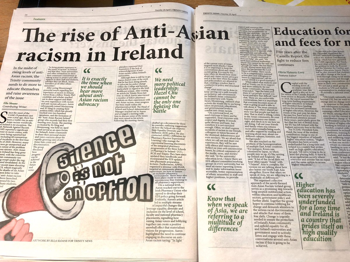 xining19999's tweet image. We appreciate Ella, from Trinity News @Trinity_News , who helped us ( Asian community) to show and dissiminate our first Zoom meeting for anti- Asian racism. We look forward to seeing Ella again soon and have further collaborations.