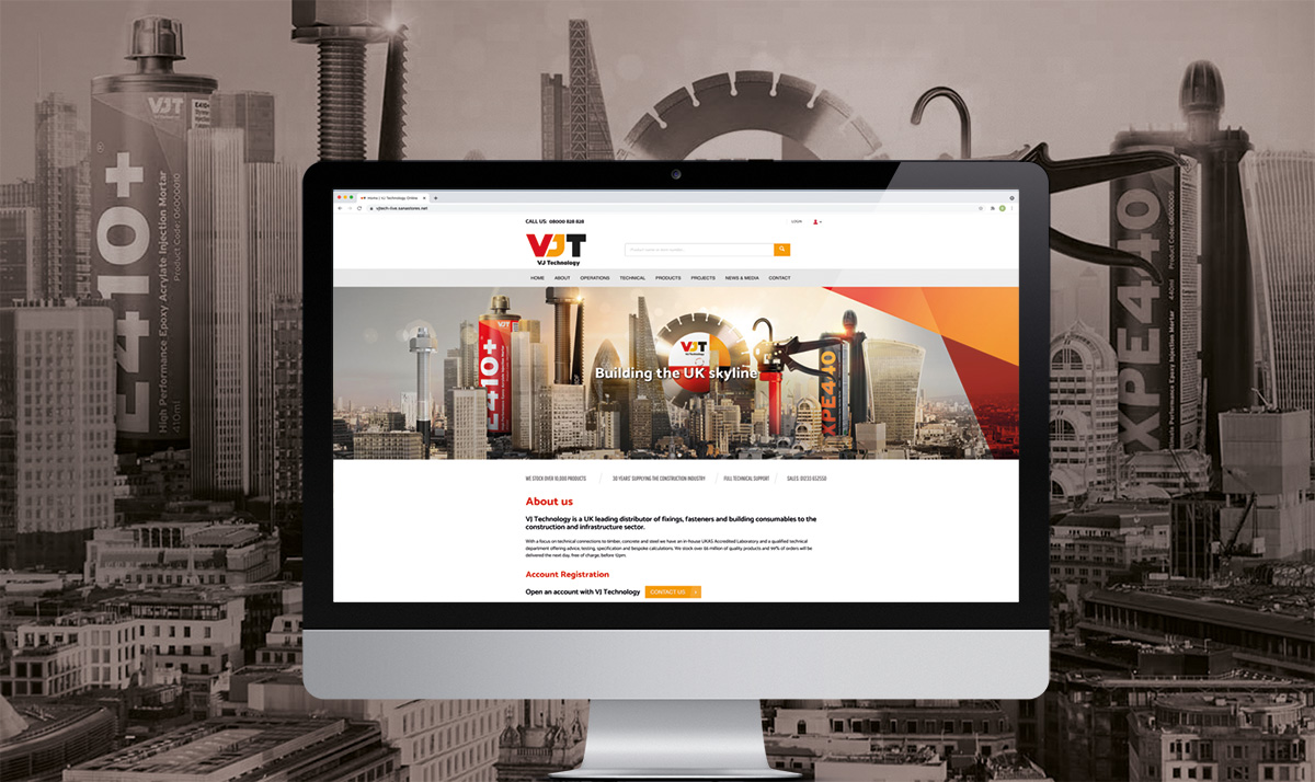 We are delighted to announce the launch of the new    VJ Technology website!

The site is now live &amp; features an updated design &amp; improved functionality. 

Click here - vjtechnology.com 

#newwebsite #Construction #technicalfixings #weareVJT