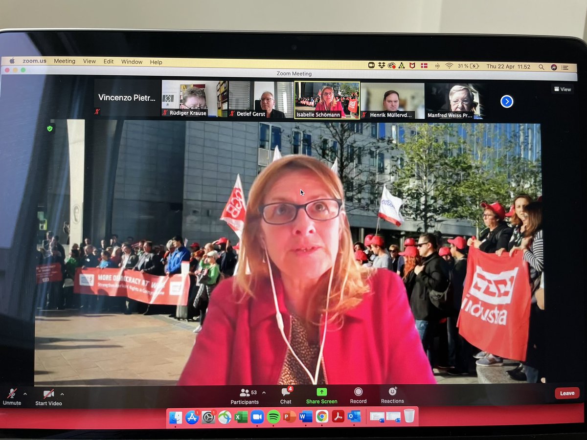 VPietrogiovanni's tweet photo. We couldn’t meet in Göttingen but we’re still having a great discussion driven by inspiring presentations at @irelproject 4th iternational conference on Industry 4.0.
Industrial democracy is crucial for making social justice a fundamental part of sustainable technological change https://t.co/U2Tm18C0MR