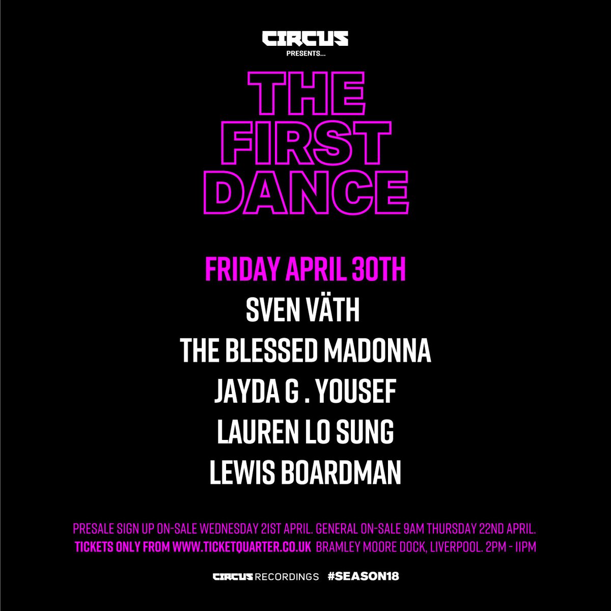 Things are happening! 💃

Only a few tickets left for THE FIRST DANCE with <a href="/CIRCUSmusic/">CIRCUS</a> next Friday. Tix: bit.ly/3gwhqU2