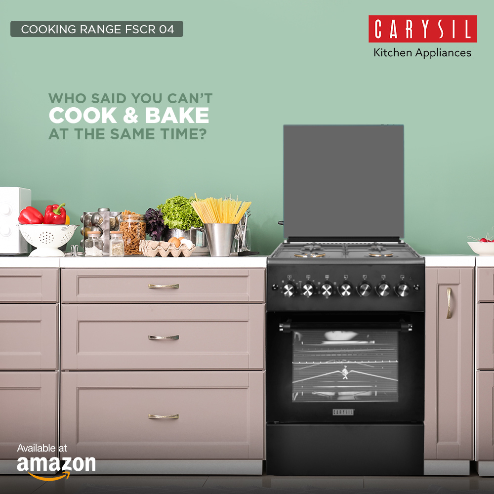 Original Italian Sabaf burners and an Electric Oven with a double glass door are sure to inspire you to take your cooking to the next level.

Learn more about the FSCR 04 Cooking Range on carysil.com/product/fscr-0…

#Carysil #CarysilWorldwide #CarysilbyAcrysil #Hobs #KitchenHob