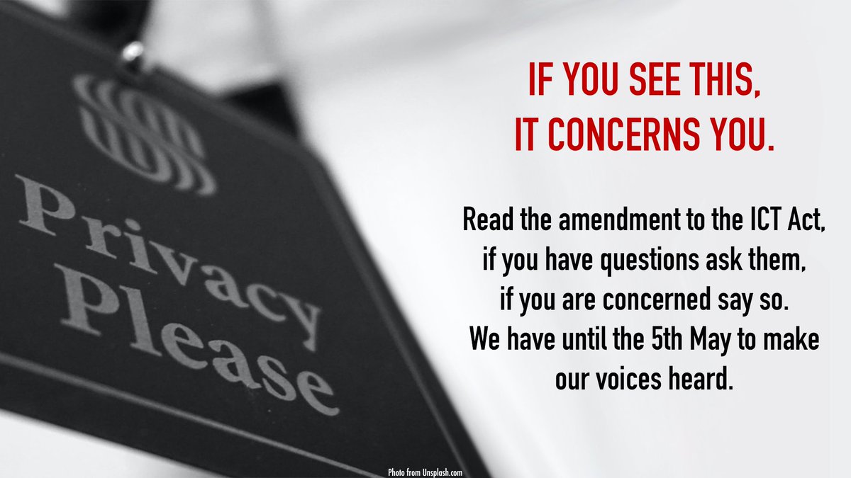 The ICTA is currently working on an amendment to the ICT Act for regulating the use and addressing the abuse and misuse of Social Media in Mauritius: icta.mu/docs/2021/Soci…

Voice out your concerns to: socialmediaconsultation@icta.mu

#FreedomOfSpeech #FreeInternet #Privacy
