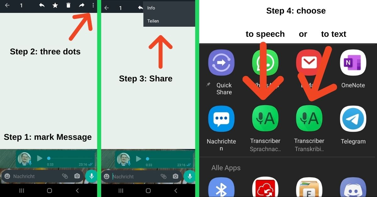 MoMeissn's tweet photo. #LearningNugget No. 41 - You decide how you consume your messages
Apps can make info consumption easier. You can transcribe voice messages (#speech2text). You can have text messages spoken to you and even change the speed (#text2speech).
https://t.co/nBDPPvmc49 https://t.co/BfimO4inGX