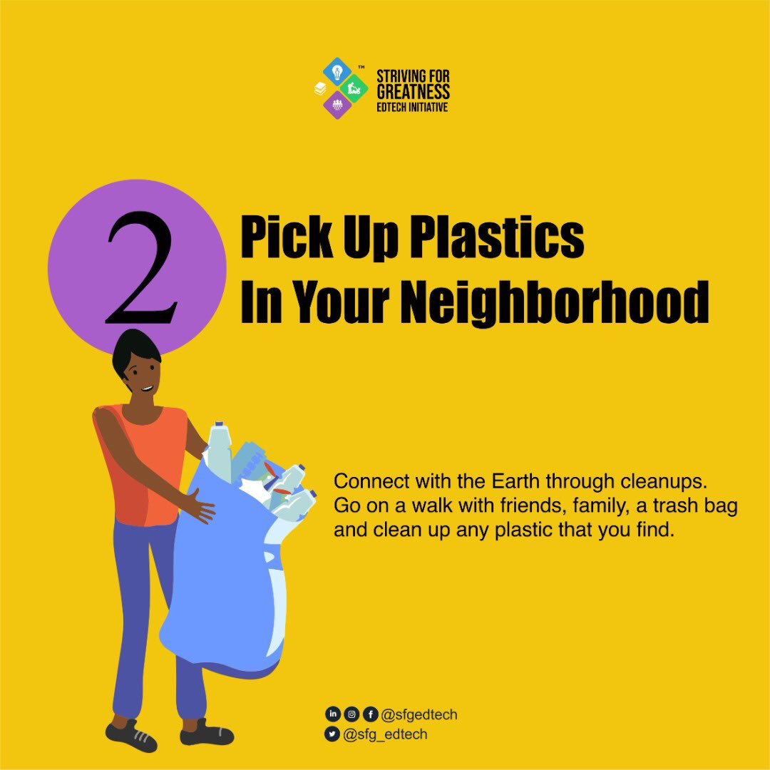 sfg_edtech's tweet photo. To celebrate #EarthDay and help spread awareness regarding the alarming condition of our planet, here are 3 easy ways you can contribute your part to the campaign.
Let’s commit to a green, sustainable future.
#SFGEdTechInitiative #GrowWithGoogle #AppliedDigitalSkills https://t.co/fOAmWQNrRD