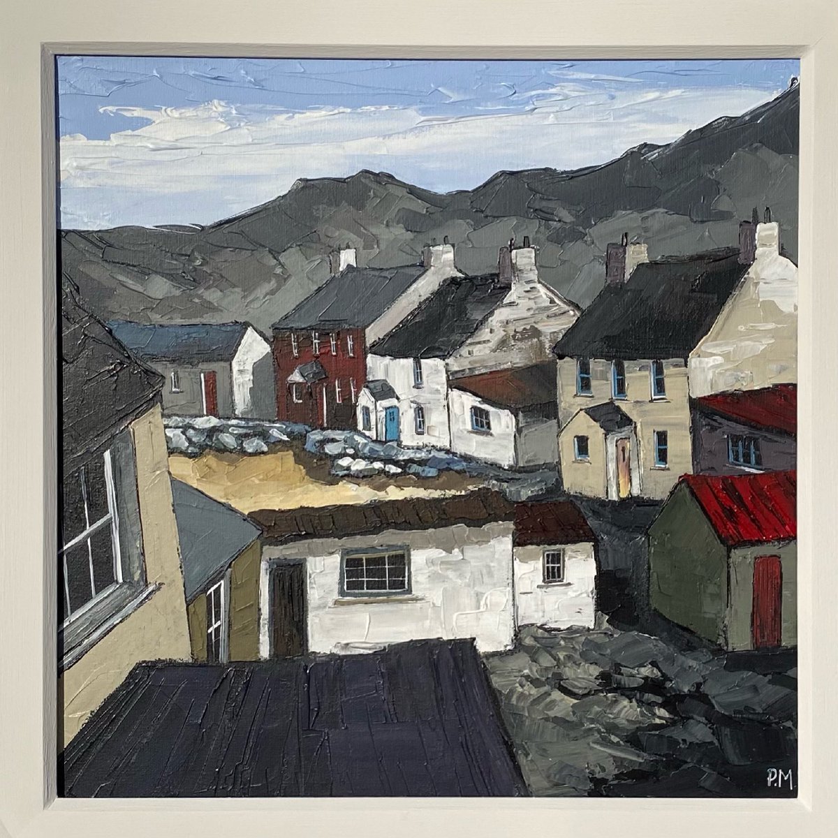 Nefyn #nefyn #tycoch #artcollection #workoncanvas #interiordesign #artcommission #artcollectorworld #welshartists #horseshoefarm #northwalestagram