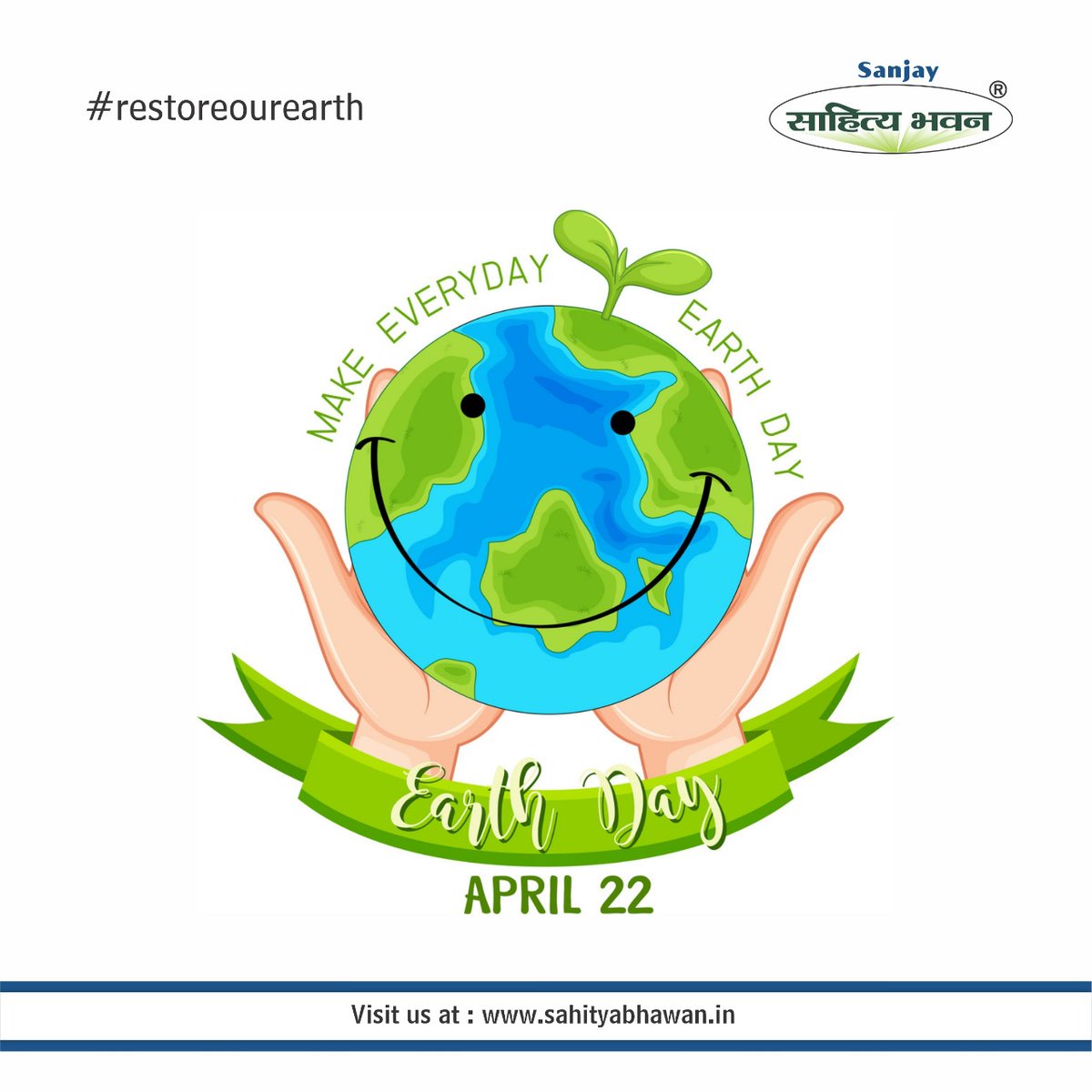 HouseSbpd's tweet photo. #EarthDay #EarthDay2021 #EarthDayEveryDay #SanjaySahityaBhawan #SahityaBhawanBooks #Publisher https://t.co/fH2dysUPCD