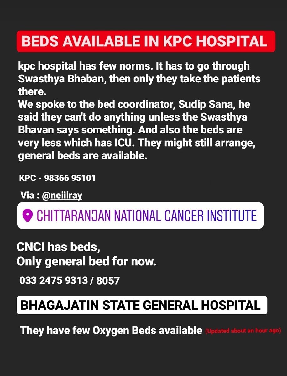 covid beds in hospitals  #kolkataCovidCare