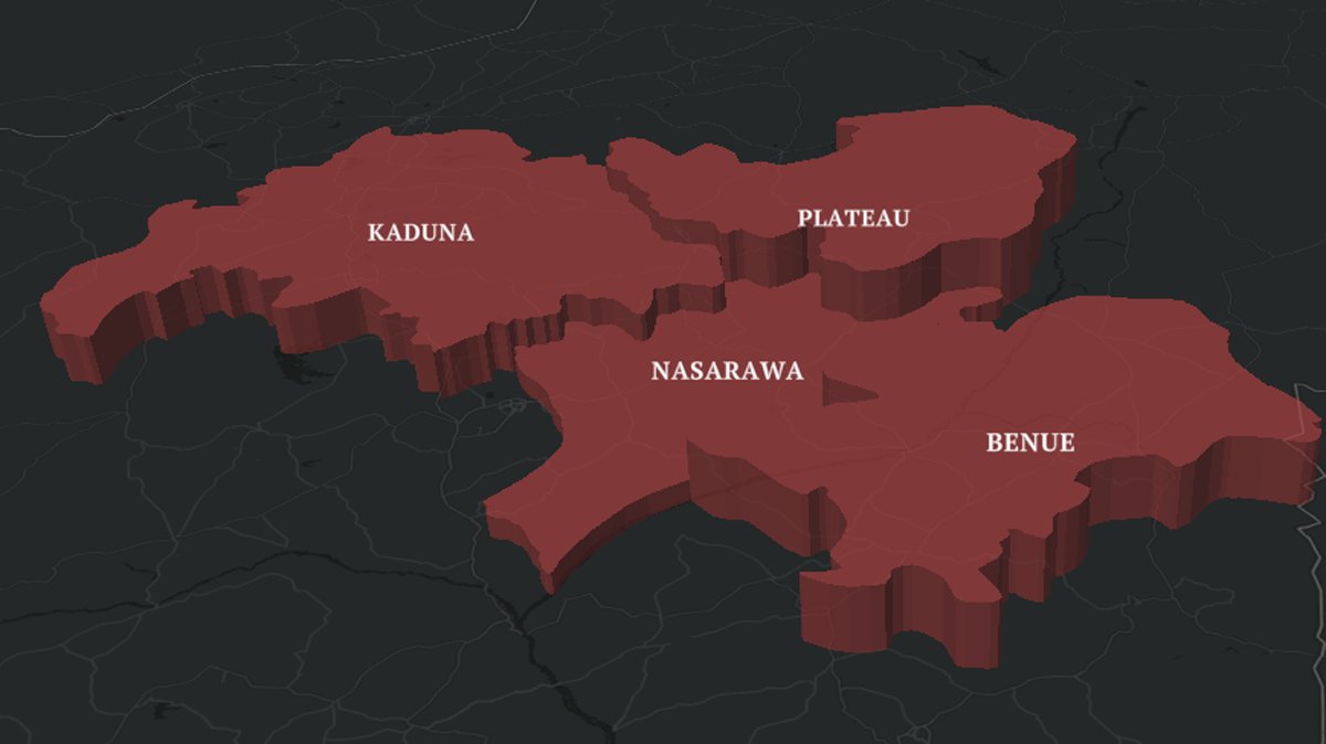 There have been hundreds of clashes, armed attacks on communities or other violence involving farmers and herders in the states of central Nigeria’s Middle Belt.