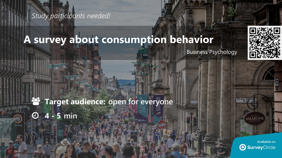 daily_research's tweet image. Participants needed for online survey!

Topic: &quot;A survey about consumption behavior&quot; surveycircle.com/en/surveys/?sr… via @SurveyCircle

#ConsumptionBehavior #DecisionMaking #shopping #marketing #decisions #thesis #survey #surveycircle