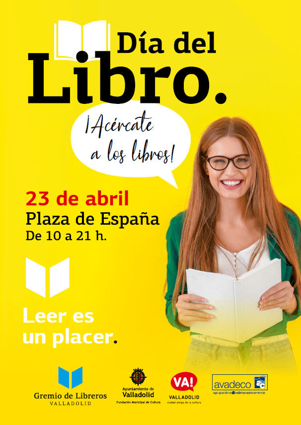 FerialibroVLL's tweet photo. 📚 Este 23 de abril pásate por la plaza de España para celebrar el #DíadelLibro. Te están esperando 18 librerías. 

📚 El @librerosVLL y el @AyuntamientoVLL, junto a @Avadeco_ , han preparado esta celebración con todas las medidas de seguridad necesarias. https://t.co/wTIYvFOz75