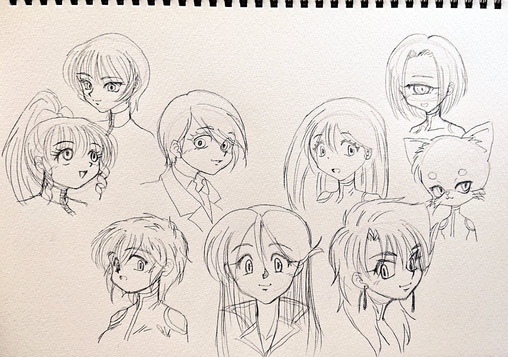今日の夜のお絵描き 