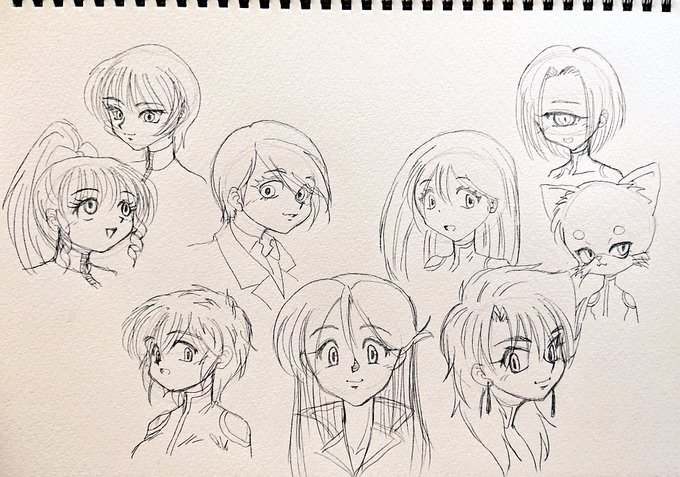 今日の夜のお絵描き 