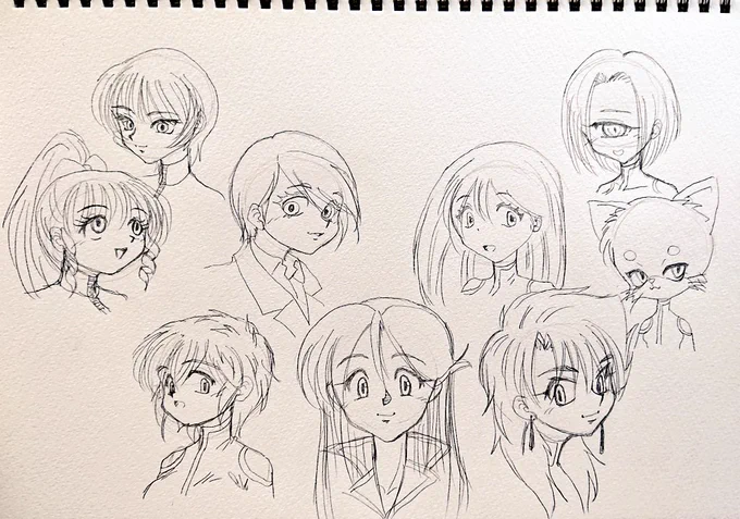 今日の夜のお絵描き 