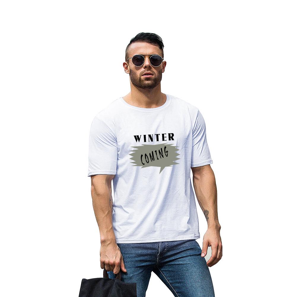 out_brands's tweet photo. Men Summer Casual Winter Coming Letters Short Sleeve Round Neck Tee T-Shirt £15.99 https://t.co/1FWFYqmRZR #mens #breakoutbrands #deals #menstops https://t.co/TSFbIbsHxR