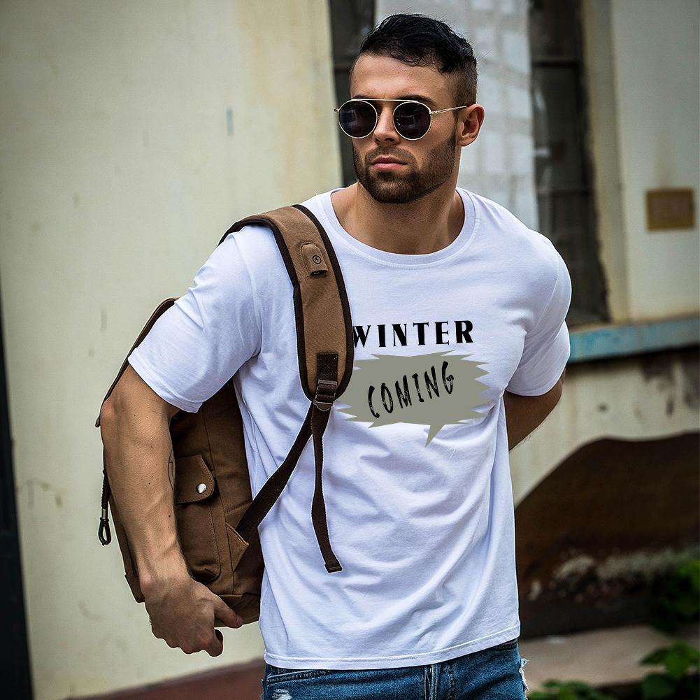 out_brands's tweet photo. Men Summer Casual Winter Coming Letters Short Sleeve Round Neck Tee T-Shirt £15.99 https://t.co/1FWFYqmRZR #mens #breakoutbrands #deals #menstops https://t.co/TSFbIbsHxR