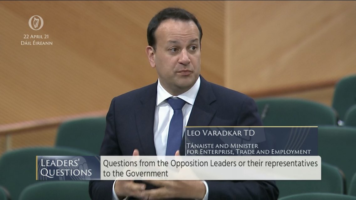 rtetwip's tweet image. The @LeoVaradkar agrees on ehealth saying there is not a proper health ID system in Ireland and that should be part of the legacy of the pandemic.  #leadersquestions