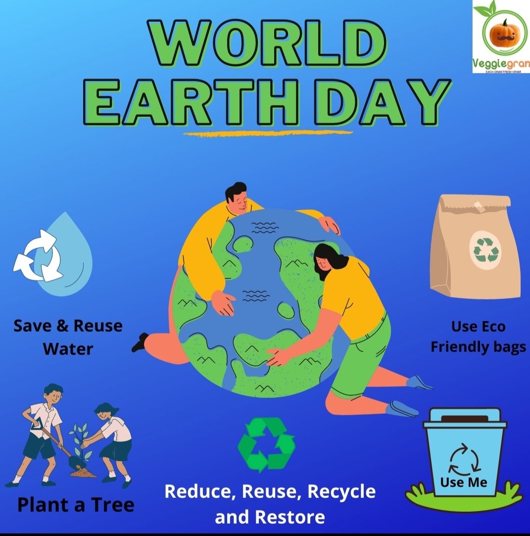HeyVeggiegram's tweet photo. World Earth Day🌍 We all could take some steps to protect our earth.
#Veggiegram is using eco-friendly bags to reduce the usage of plastics.What're your small steps towards saving our planet? Do share with us!
#worldearthday #stayhomestaysafe https://t.co/RWRdciQk6I