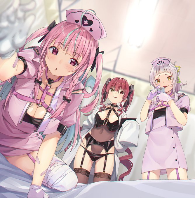 ナースあくあちゃん ホロライブ バーチャルyoutuber あくあーと 湊あくあ ナースあくあちゃん ホロライブ バーチャルyoutuber あくあーと 湊あくあ