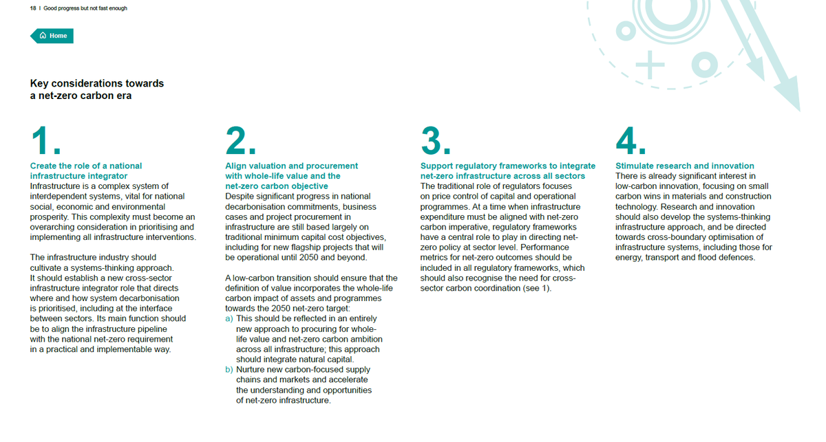 Could this be regulators through an expanded environmental remit or the new national infrastructure integrator proposed by the GCB report authors?