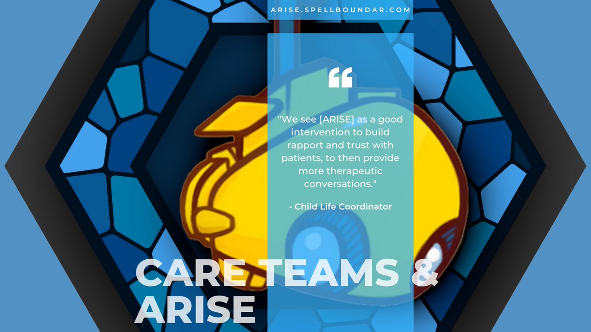 Care teams build rapport with their patients and help interventions to go more smoothly with ARISE! 
hubs.la/H0LvBVH0
#ccls #pediatrics #patientexperience #patientengagement #patientmobility #physicaltherapy #aclp #rehab  #occupationaltherapy #recovery #mobility