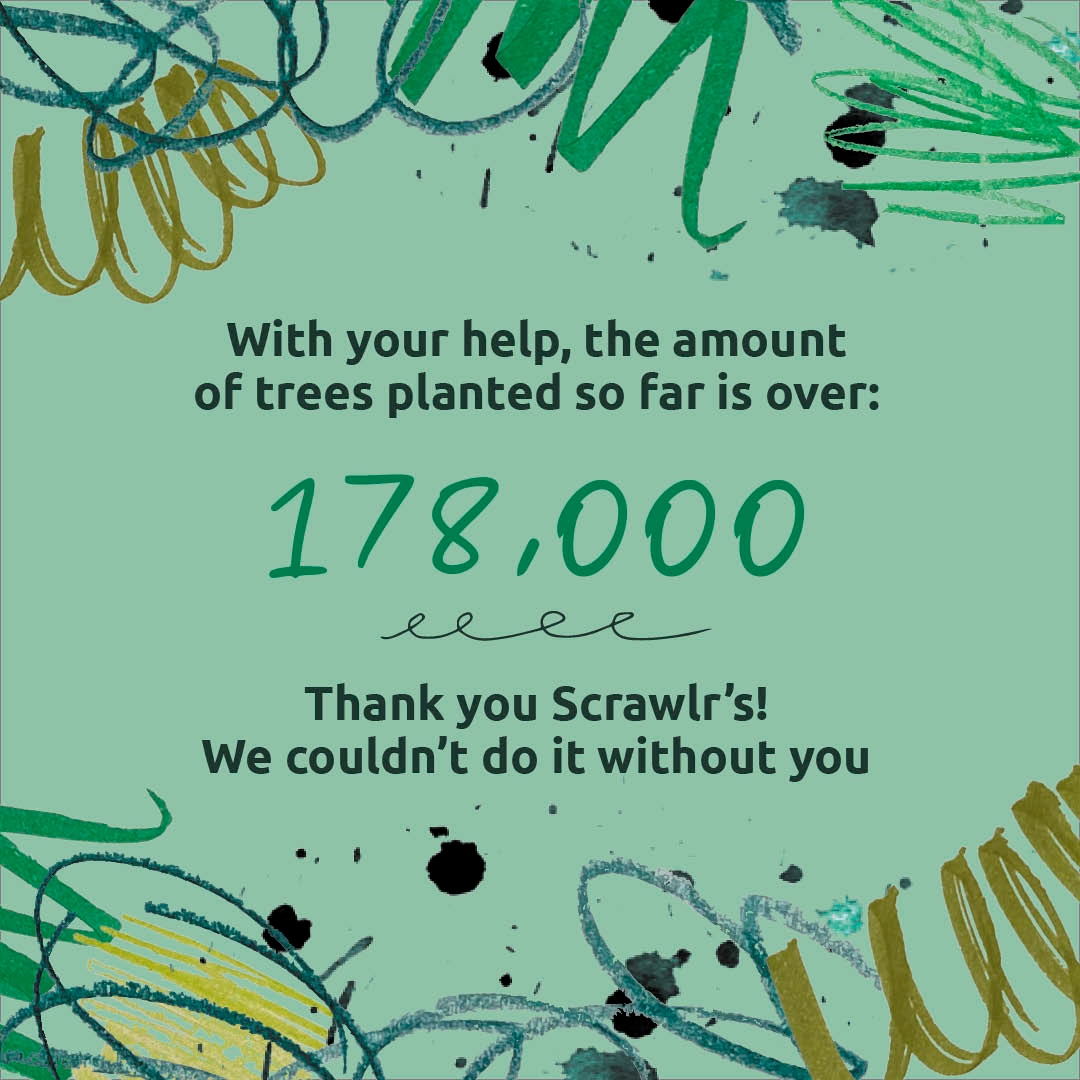 ScrawlrBox's tweet image. Happy World Earth Day 🌍 💚 #EarthDay #TreesForTheFuture⁠ @treesforthefuture
-⁠
Definitely a subject close to our hearts. When you purchase a ScrawlrBox, we make a donation to @treesforthefuture to allow them to plant a tree in one of their many forest garden projects 🌳 💚 ⁠